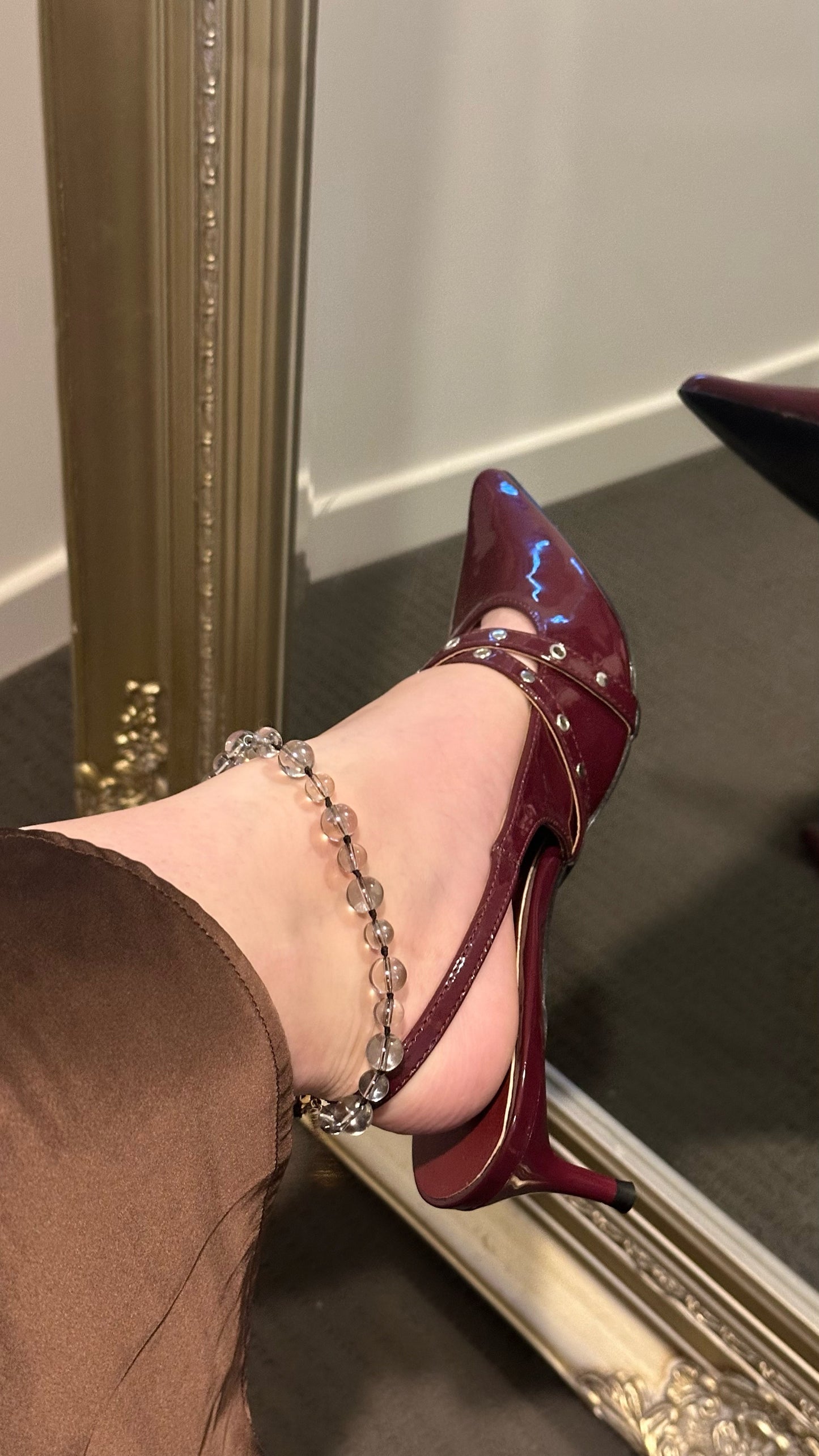 Espresso Anklet